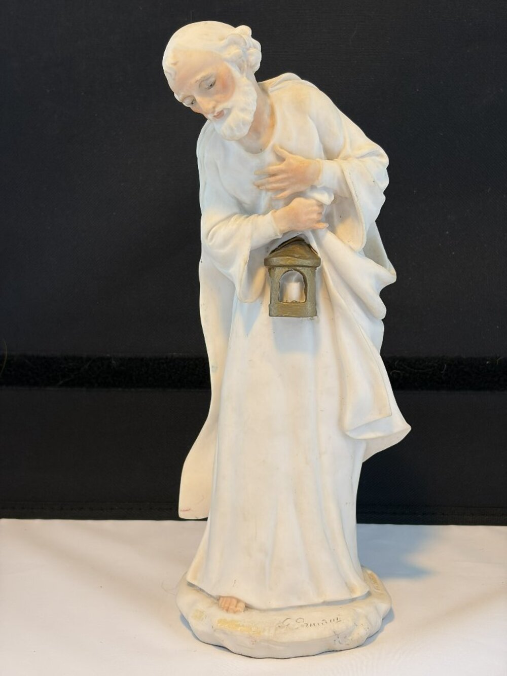 Vintage St. Joseph Sculpture Figurine 1983 Giuseppe Armani Porcelain Florence